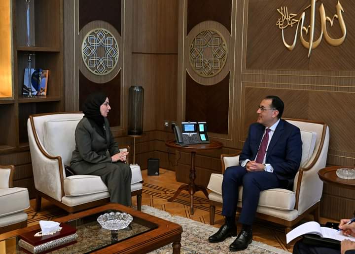 رئيس الوزراء المصري يستقبل سفيرة مملكة البحرين بالقاهرة ويؤكد عمق العلاقات التاريخية بين البلدين