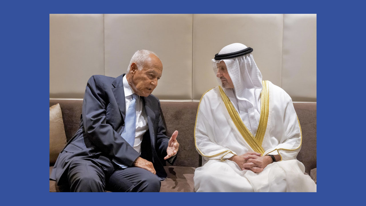وزير الخارجية يلتقي الأمين العام لجامعة الدول العربية على هامش الاجتماع الوزاري لمجلس الجامعة بالقاهرة