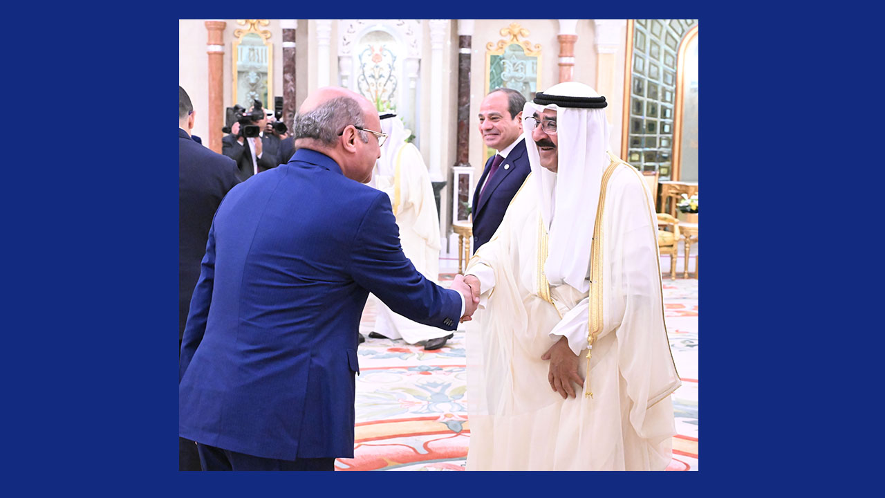 سمو الأمير يقيم مأدبة غداء على شرف الرئيس المصري