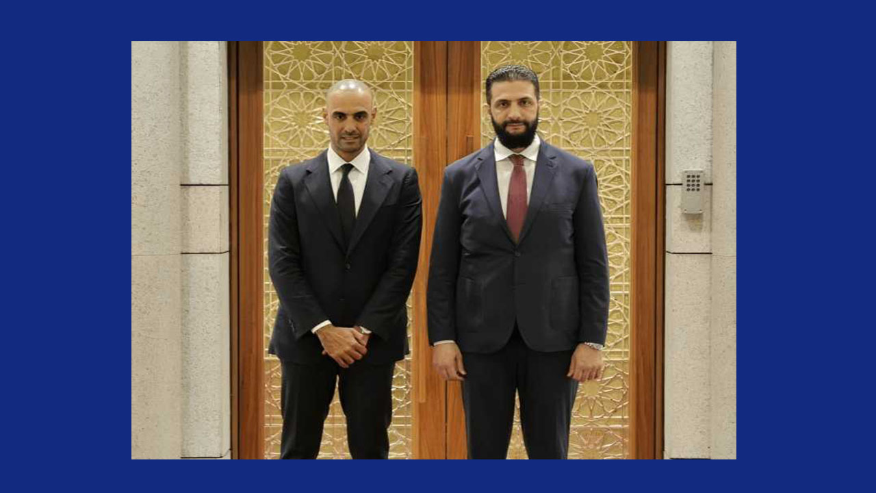 أحمد الشرع يستقبل بدر الخرافي ووفداً من رجال الأعمال الكويتيين